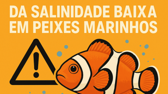 Riscos de Salinidade Baixa para Peixes Marinhos